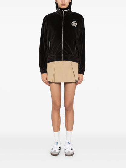 Ny Crest Velour Track Jacket