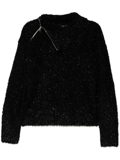 Turned Up Neck Sweater