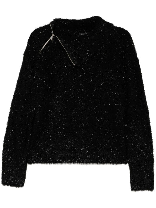 Turned Up Neck Sweater