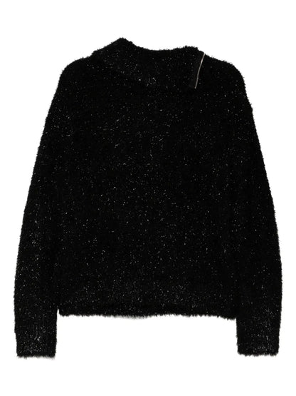Turned Up Neck Sweater