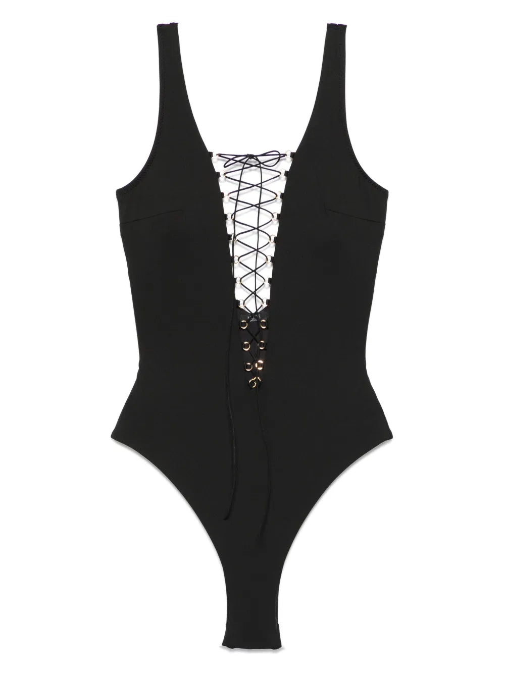 Lace-Up Swimsuit