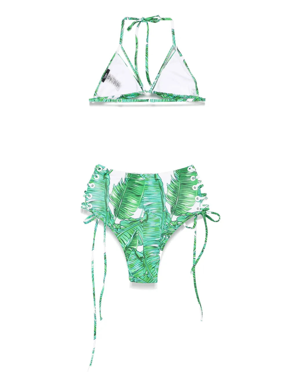 Leaf-Print Bikini