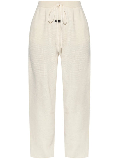 Waffle-Knit Trousers