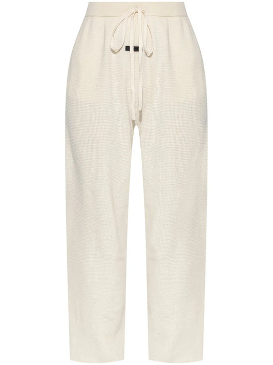 Waffle-Knit Trousers