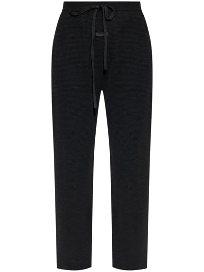 Waffle-Knit Trousers