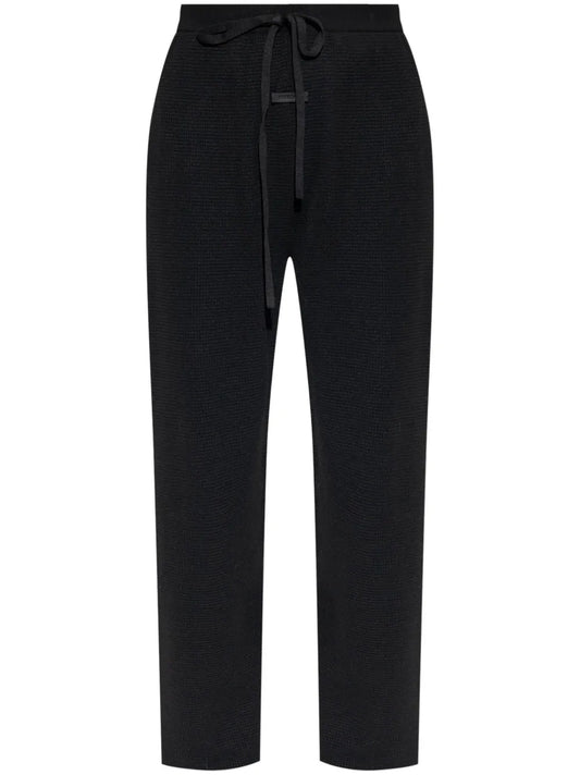Waffle-Knit Trousers