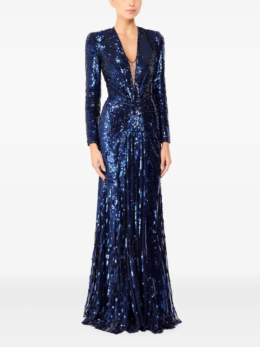Margot Sequin-Embellished Evening Dress
