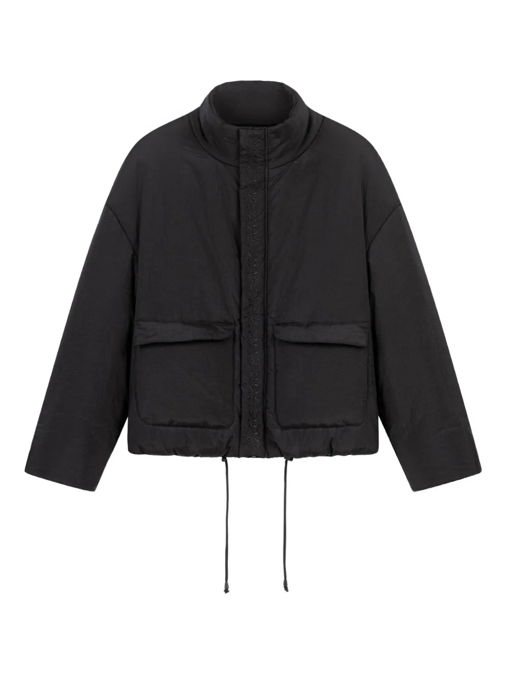 Embroidered Detailing Puffer Jacket