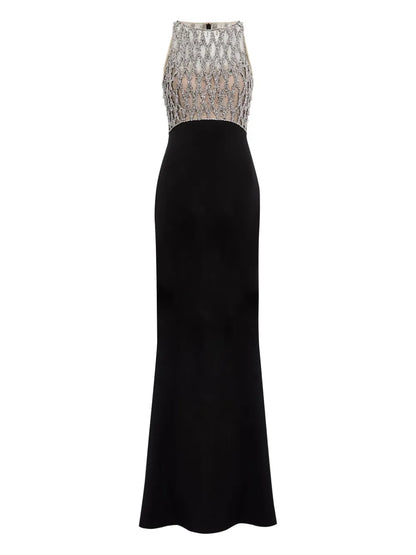 Orion Crystal-Bodice Gown