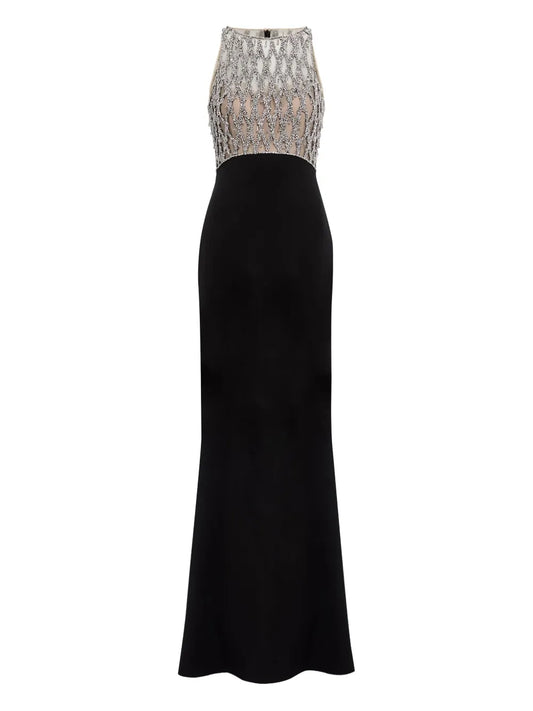 Orion Crystal-Bodice Gown