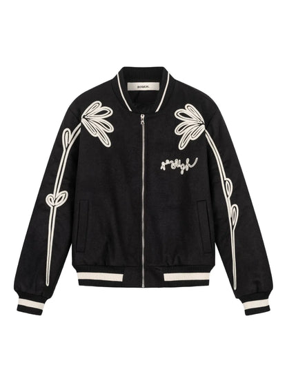 Floral Varsity Jacket