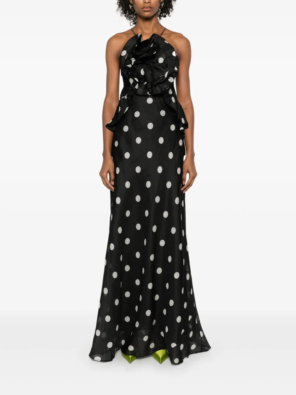 Crush Ruffle Halter Maxi Dress' Dress