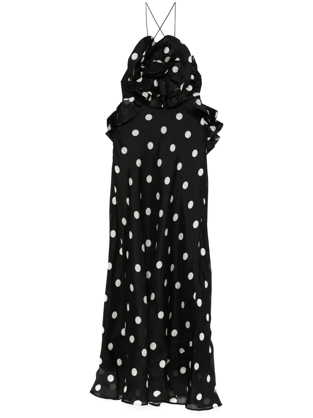 Crush Ruffle Halter Maxi Dress' Dress