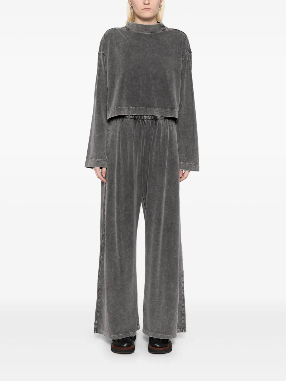 Soho Cropped Long Sleeves Top