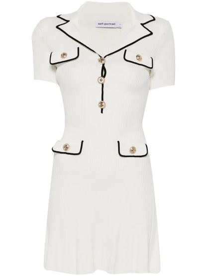 Ribbed-Knit Mini Dress