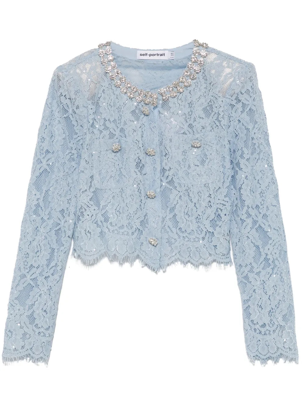 Lace Embellished Top