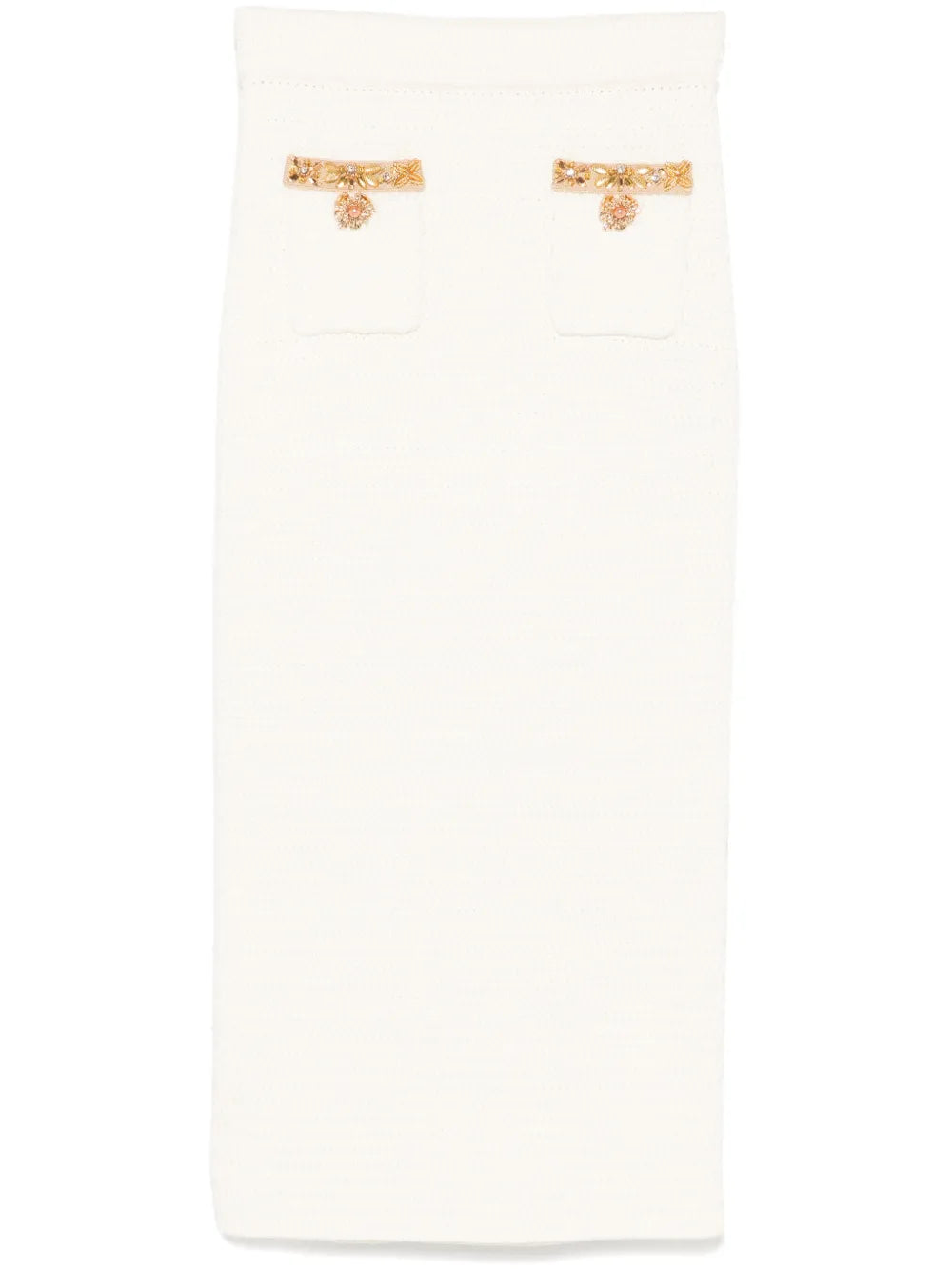 Lurex Knitted Midi Skirt