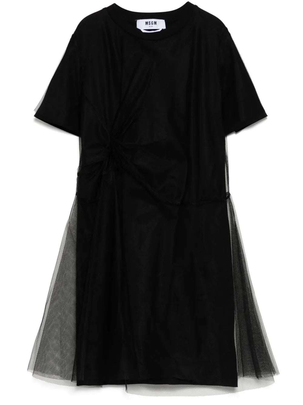 Mesh Detailing Dress