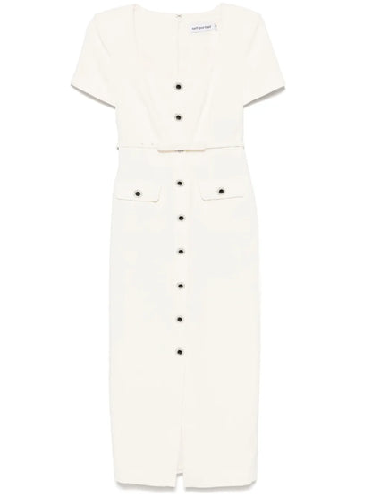 Crepe Midi Dress