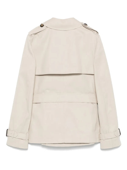 Double-Breasted Trench Jacket