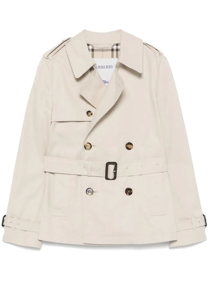 Double-Breasted Trench Jacket