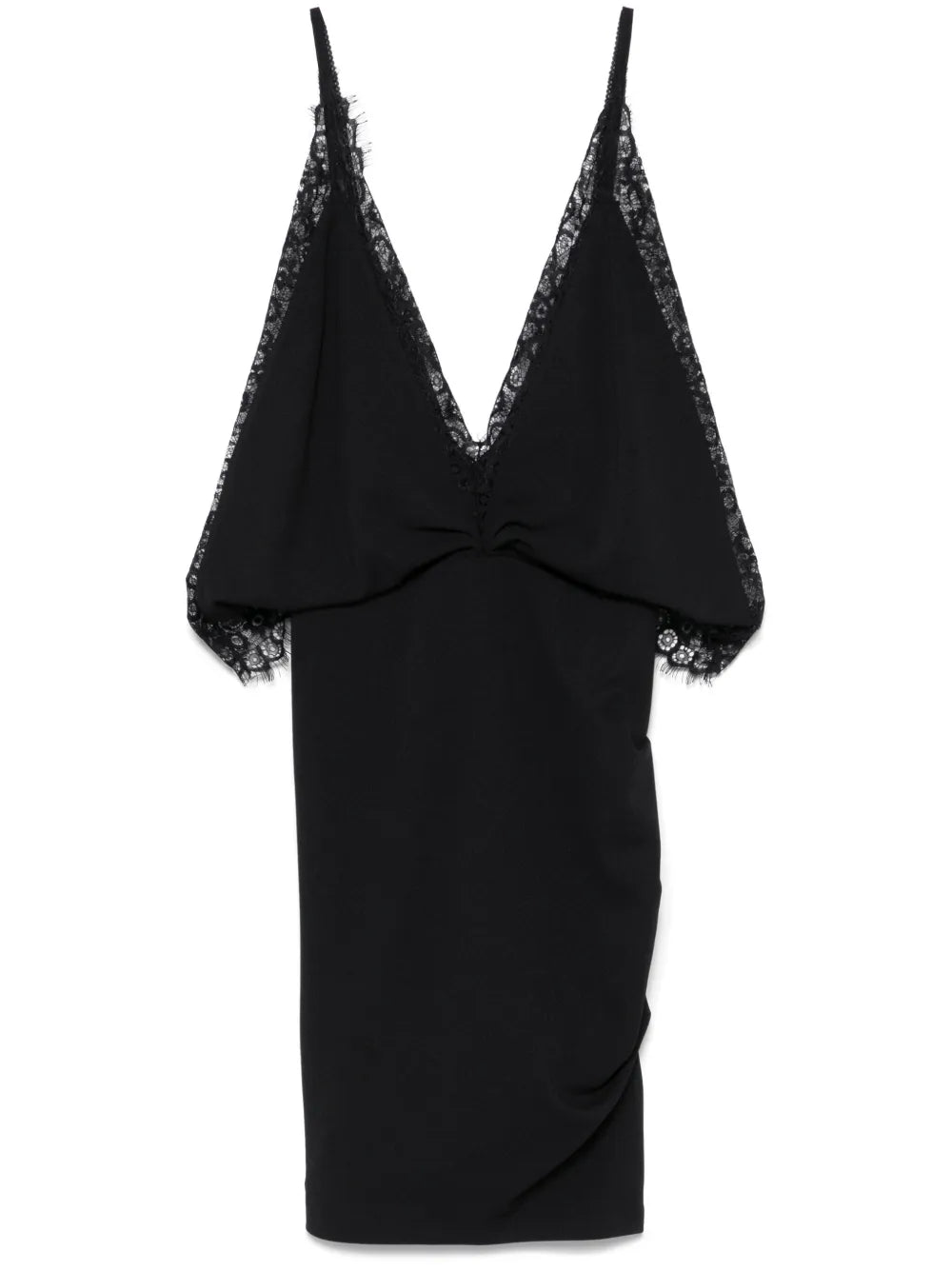 Crepe Mini Dress