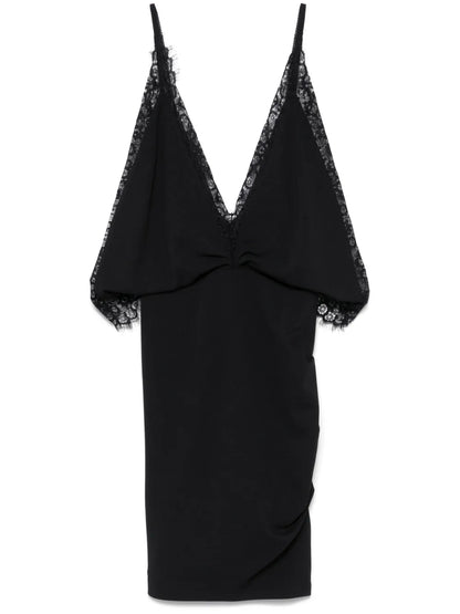 Crepe Mini Dress