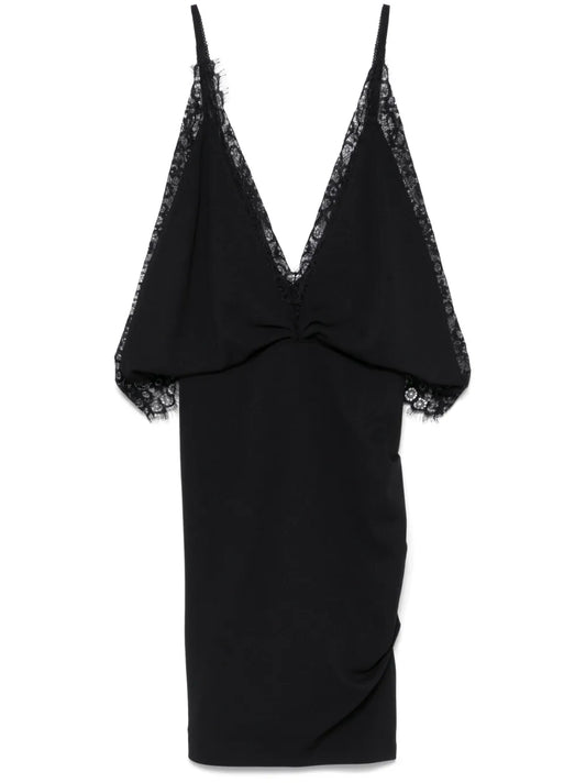 Crepe Mini Dress