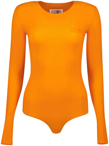 Numbers-Motif Bodysuit