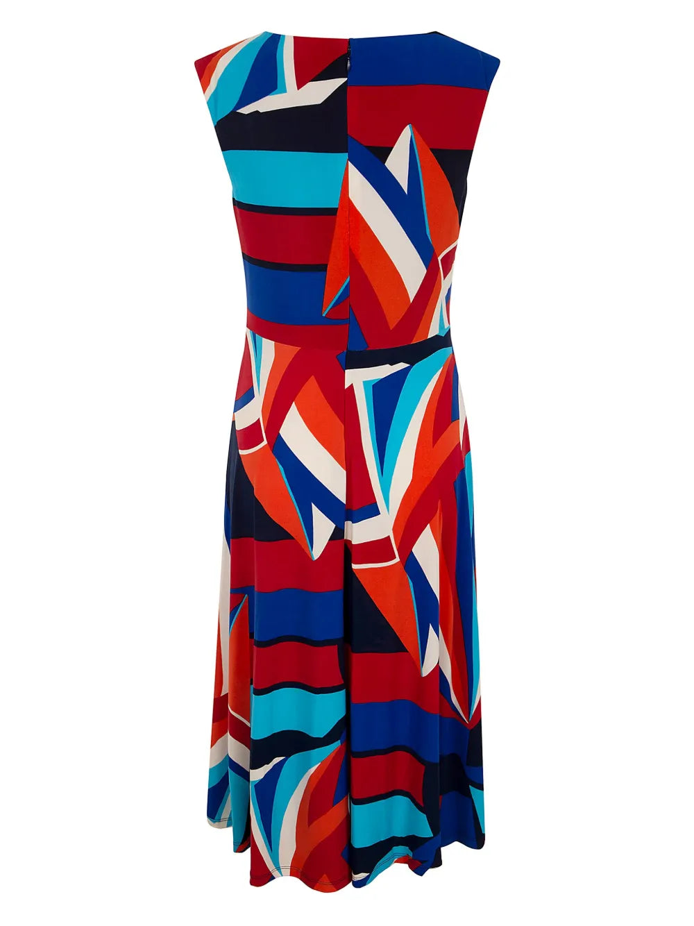 Patterned Midi Dress