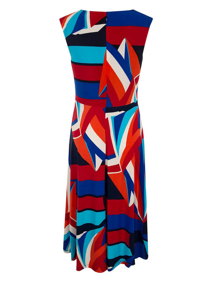 Patterned Midi Dress