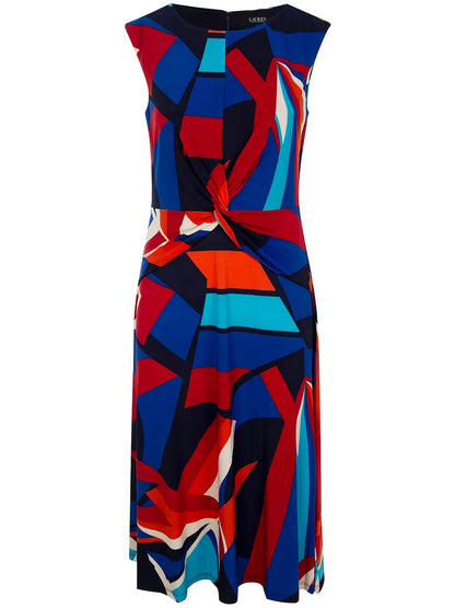 Patterned Midi Dress