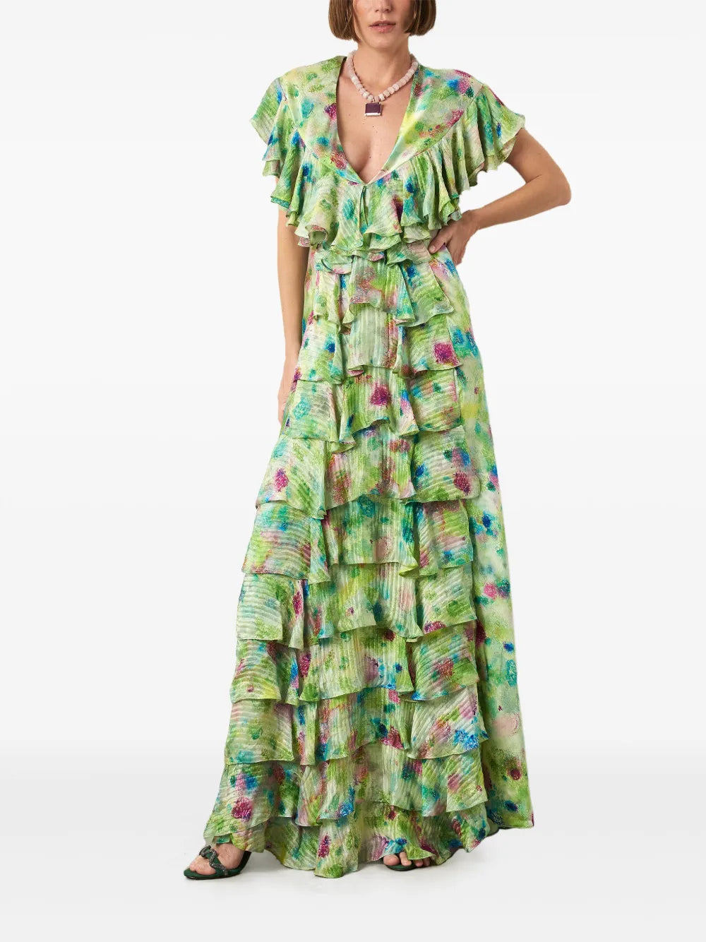 Peacock Maxi Dress