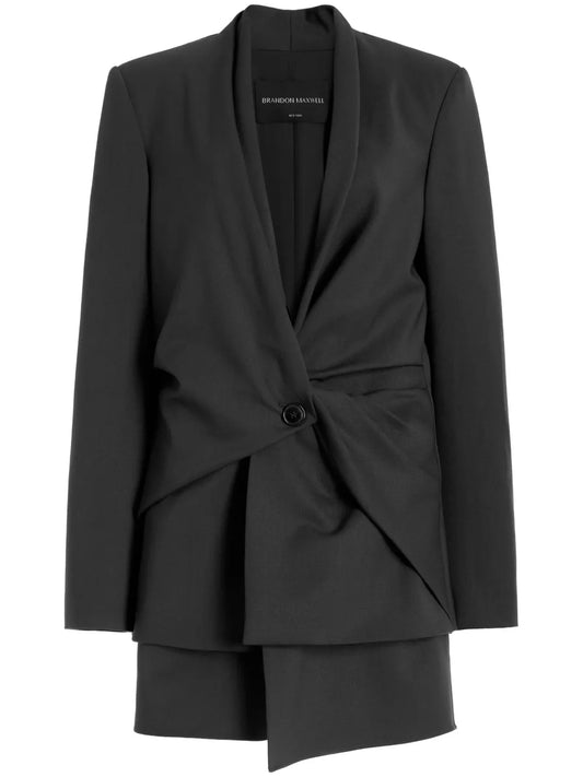 Gathered-Detail Blazer