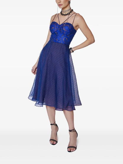 Poá Midi Dress