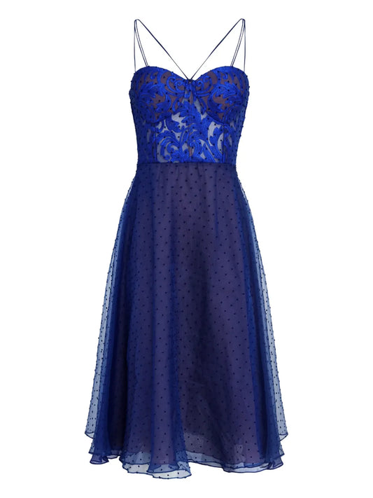 Poá Midi Dress