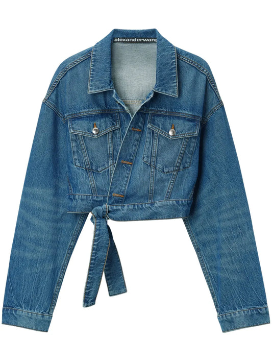 Wrapped Trucker Jacket
