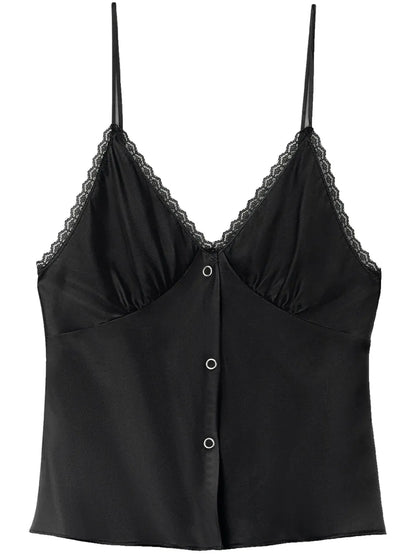 Lace Trim Tank Top