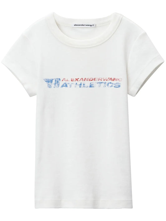Faded Logo-Print T-Shirt