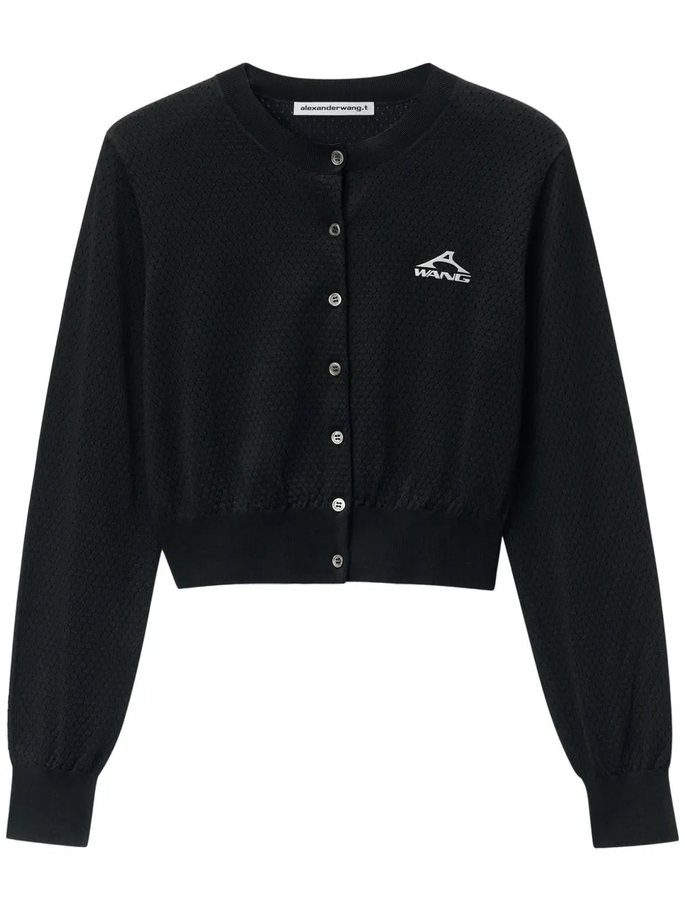 Logo-Print Cardigan