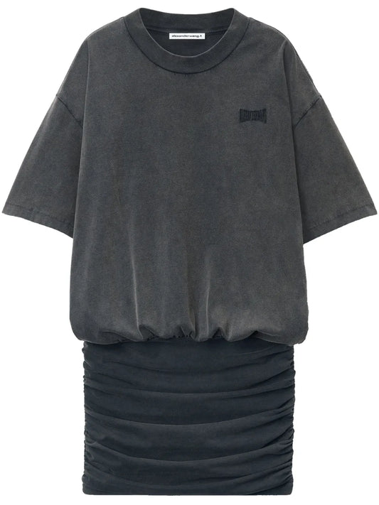 Ruched T-Shirt Dress