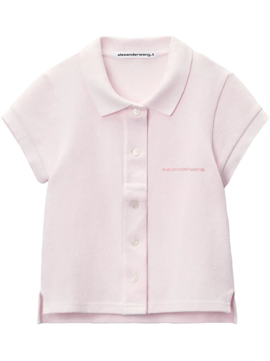 Button-Up Polo Shirt