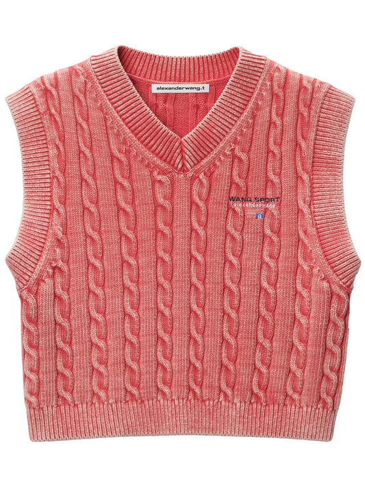 Cable-Knit Vest