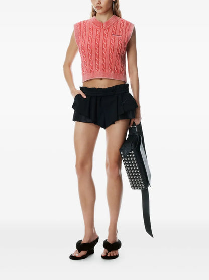 Cable-Knit Vest