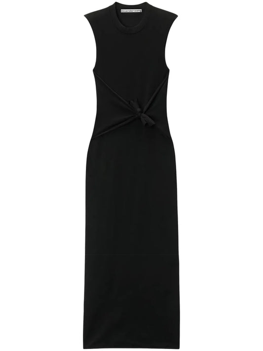 Knotted Midi Dress