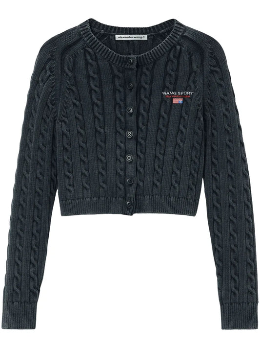 Cable-Knit Cardigan