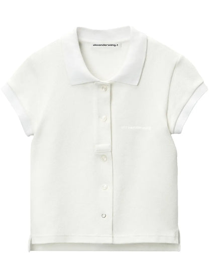 Button-Up Polo Shirt