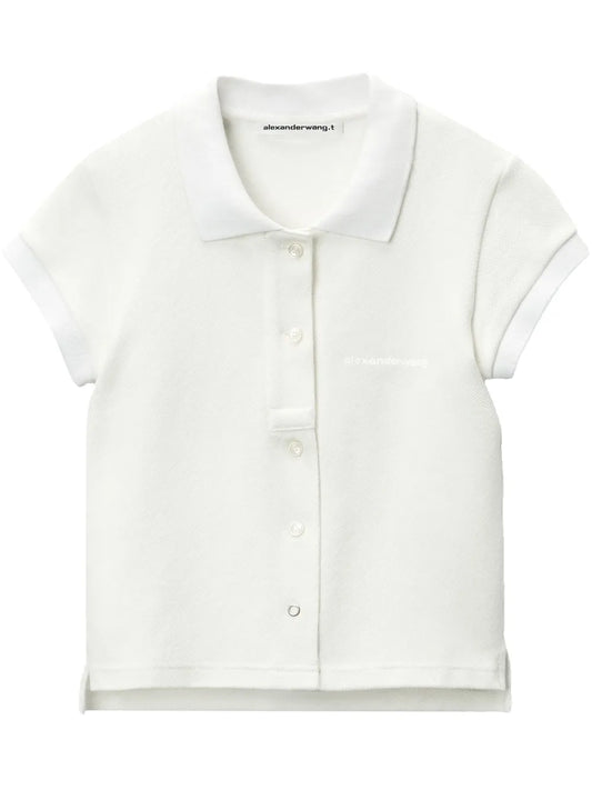 Button-Up Polo Shirt