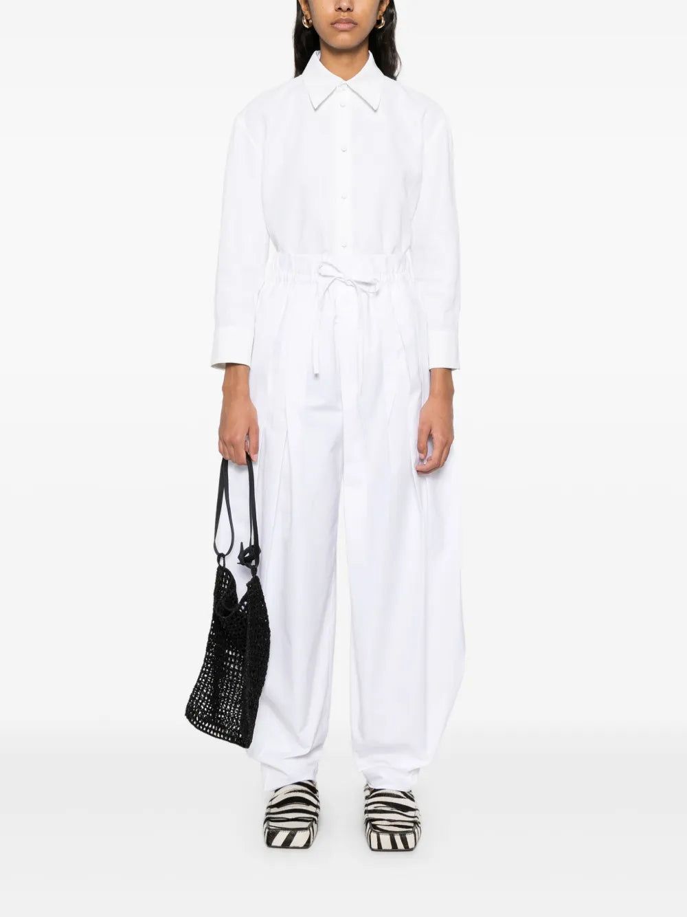 Coated Linen Shirt