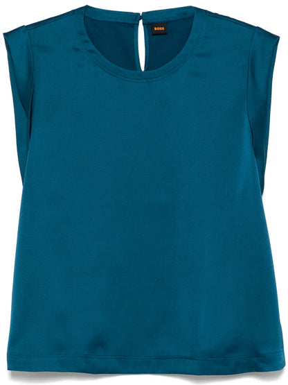 Satin-Effect Top